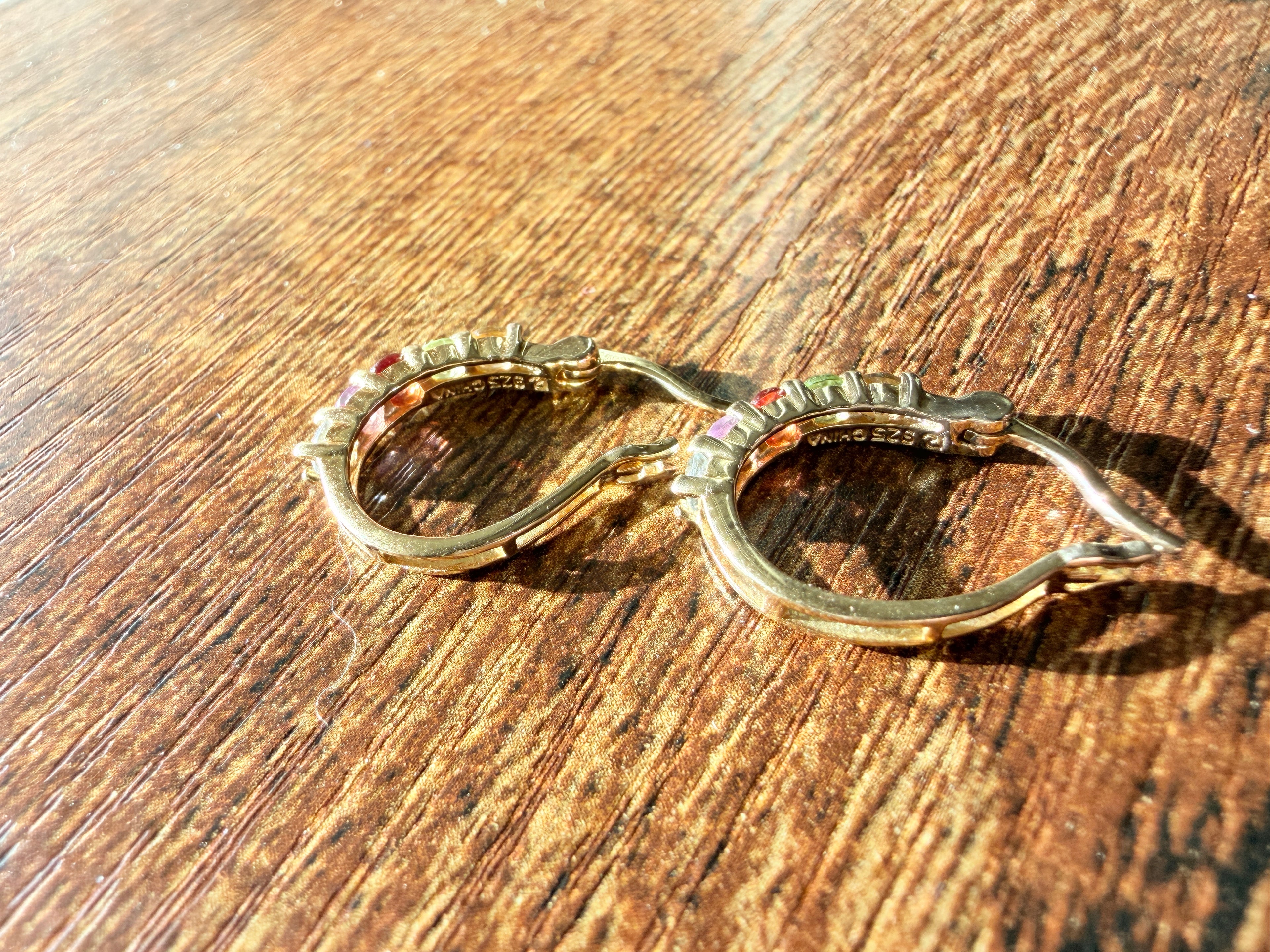 Sterling Silver Gemstone Earrings