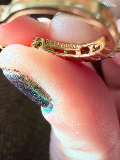 Sterling Silver Gemstone Earrings